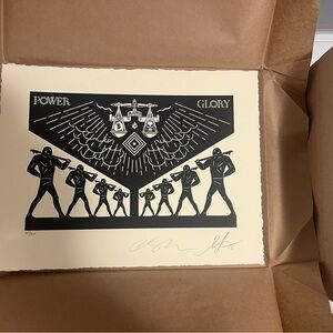 Shepard Fairey × Cleon Peterson “Scales of Injustice” Signed Print